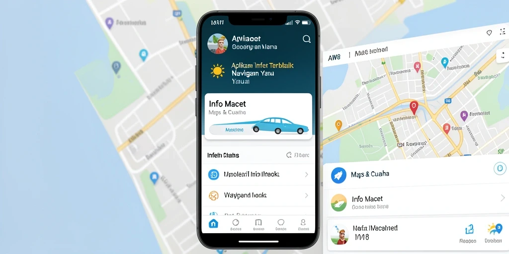 Antarmuka AW8 menampilkan informasi lalu lintas yang jelas dan terperinci.